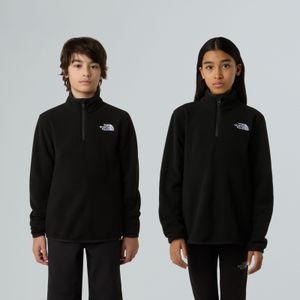 The North Face - Glacier-fleece - Tnf Black - Fleece Met Kwartrits Voor Tieners