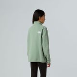 The North Face - Teen Glacier 1/4 Zip Pullover - Fleece - Groen - Unisex