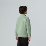 The North Face - Teen Glacier 1/4 Zip Pullover - Fleece - Groen - Unisex