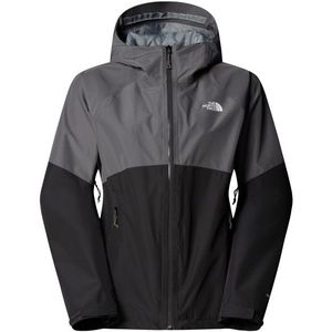 The North Face - Diablo Dynamic Zip-In Jacket - Grijs - Waterdichte Jas met Capuchon