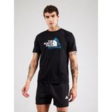The North Face - Mountain Foundation SS Tee Graphic - T-shirt - Zwart