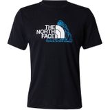 The North Face - Mountain Foundation SS Tee Graphic - T-shirt - Zwart