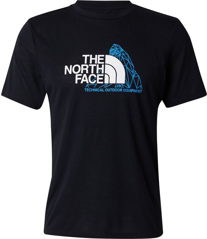 The North Face - Mountain Foundation SS Tee Graphic - T-shirt - Zwart