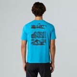 The North Face - Foundation Mountains Faces Tee - T-shirt - Blauw