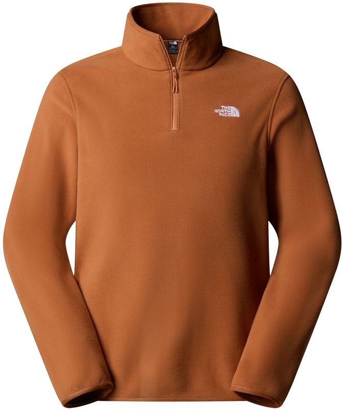 The North Face - Glacier-fleece - Burnt Umber - Kwartrits - Voor Heren