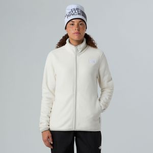 The North Face - Glacier-fleece - Wit - Met Volledige Rits - Voor Dames