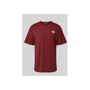 The North Face - SS Box Nse Tee - T-Shirt - Sumac/Asphalt Grey