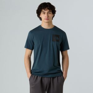 The North Face - M SS Fine Tee - T-shirt - Deep Cypress - Heren