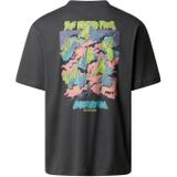 The North Face - U Expedition Celebration Oversized S/S T-shirt - Grijs
