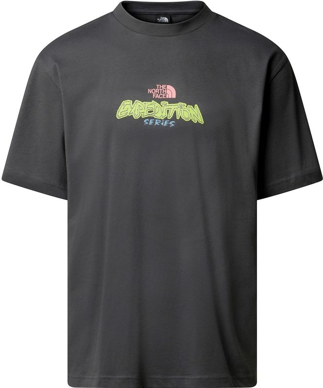 The North Face - U Expedition Celebration Oversized S/S T-shirt - Grijs