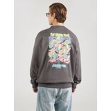 The North Face - Expedition Celebration Oversized Crew Sweatshirt - Grijs
