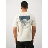 The North Face - Powder Days Relaxed S/S Tee-Graphic - T-shirt - Beige
