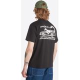 VANS - Sting Wagon - Shirt - Zwart/Wit - Ronde Hals - Kwartmouw