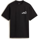 VANS - Sting Wagon - Shirt - Zwart/Wit - Ronde Hals - Kwartmouw