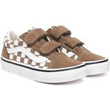 Vans - Old Skool V - Peuterschoenen - Zwart - Suède en Canvas