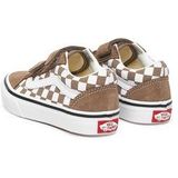 Vans - Old Skool V - Peuterschoenen - Zwart - Suède en Canvas