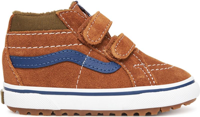Vans - Sk8-Mid V MTE - Sneakers - Bruin/blauw - Kinderen - Unisex