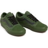 VANS - Old Skool - Sneakers - Donkergroen / Zwart - Skateschoenen