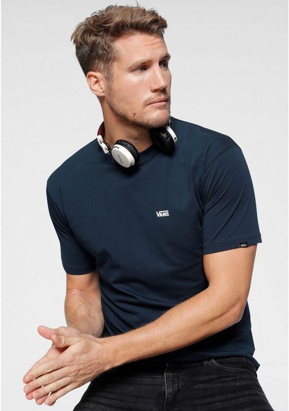 Vans - Skate Logo Tee - T-shirt - Blauw - Katoen