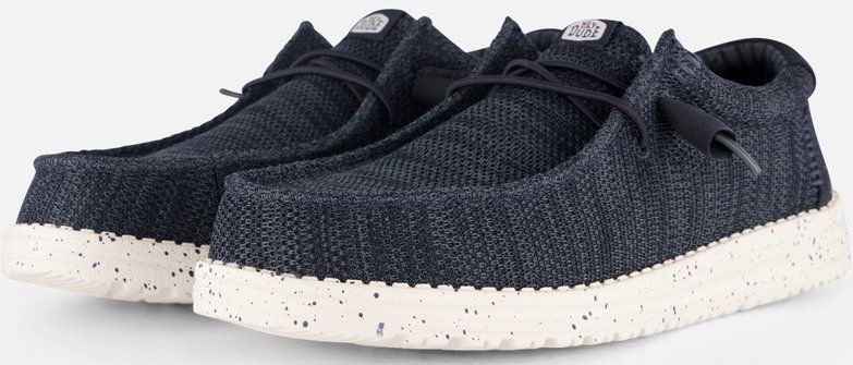 HEYDUDE - Wally Stretch Sox - Instapper - Navy - Mesh Materiaal
