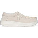 HEYDUDE - Women Wendy Comf Luxe - Instapper - Ivory - Suède Bovenwerk
