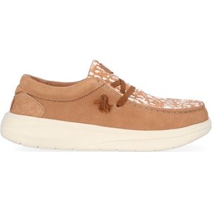 HEYDUDE - Wendy Comf Luxe - Instapper - Tan - Suède