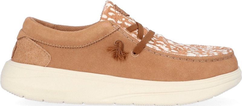 HEYDUDE - Wendy Comf Luxe - Instapper - Tan - Suède