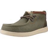 HEYDUDE - Wally Mid GripR - Instapper - Dusty Olive - Gewaxt Canvas