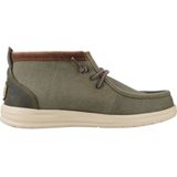 HEYDUDE - Wally Mid GripR - Instapper - Dusty Olive - Gewaxt Canvas