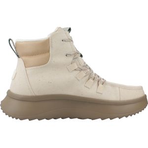 HEYDUDE - Wendy Apres Coated Twill Dames Boots Ivory