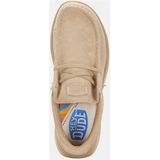 HEYDUDE - Wally Comf Suede - Instapper - Tan - Suède Bovenwerk, EVA-loopzool