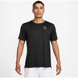 Nike - Court Advantage - Tennis Shirt - Zwart - Polyester