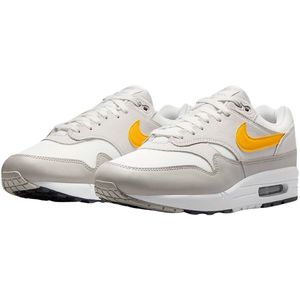 Nike - Air Max 1 Essential - Sneakers - Wit - Lichtgrijs - Geel