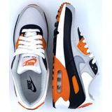 Nike - Air Max 90 - Sneakers - Wit - Leer, Textiel