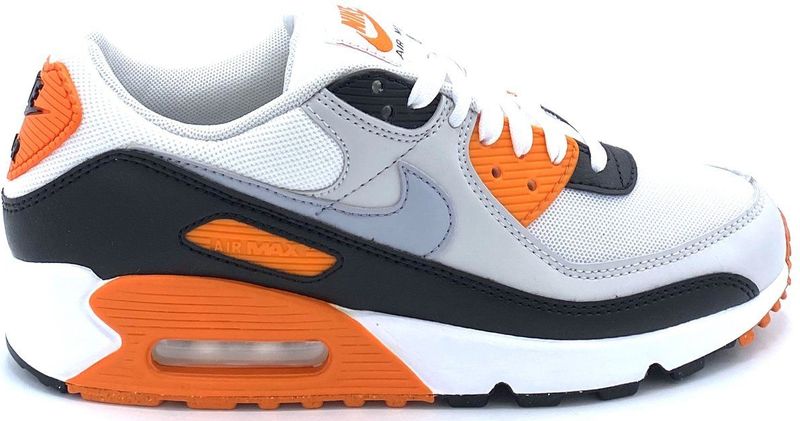 Nike - Air Max 90 - Sneakers - Wit - Leer, Textiel