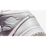 Jordan - 1 Mid - Dames Schoenen - Grijs - Polyester