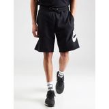 Nike - Club Alumni - Korte Broeken - Zwart - Katoen French Terry