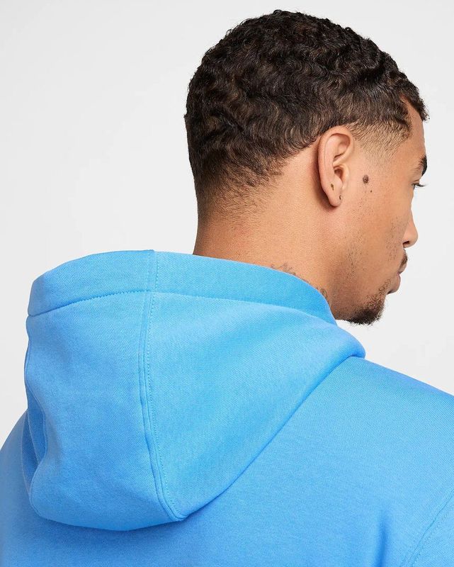 Nike sportswear club fleece full zip hoodie in de kleur zwart