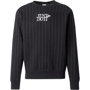 Nike - HJ2157-010 - Fleece T-shirt - Zwart - 80% Katoen, 20% Polyester