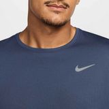 Nike Miler Dri-FIT UV Heren T-shirt - Kleur Blauw - Lichtgewicht en Ademend