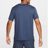 Nike Miler Dri-FIT UV Heren T-shirt - Kleur Blauw - Lichtgewicht en Ademend