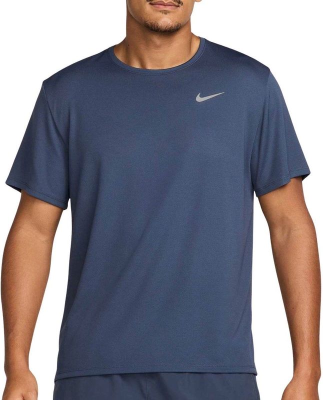 Nike Miler Dri-FIT UV Heren T-shirt - Kleur Blauw - Lichtgewicht en Ademend