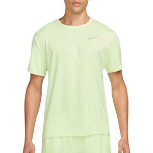 Nike Miler Dri-FIT UV Run Division S/S Sportshirt (Heren |groen)