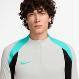 Nike Strike Dri-FIT voetbaltrainingstop met halflange rits voor heren - Grijs