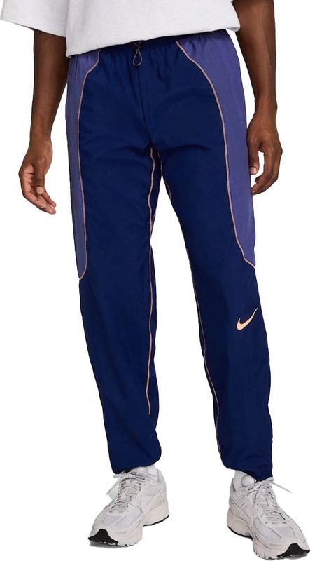 Nike - Strike+ Woven Trainingsbroek - Donkerblauw - Paars Lichtoranje