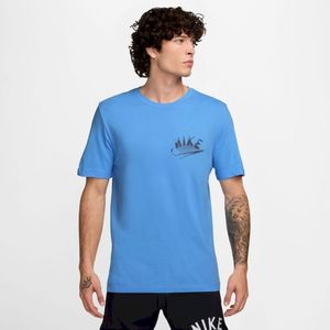 Nike - Dri-FIT - Fitness T-Shirt - Zwart - Katoen/Polyester