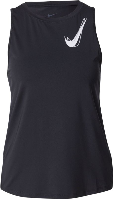 Nike - One Swoosh Dri-FIT - Sporttop - Luchtdoorlatend - Zwart - Polyester