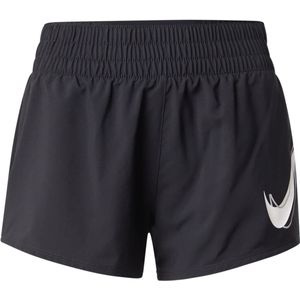 Nike One Dri-FIT hardloopshorts met halfhoge taille en binnenbroekje voor dames - Groen