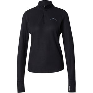 Nike - Trail Dri-FIT - Tussenlaagtop - Grijs - Voor Hardlopen Met Korte Rits