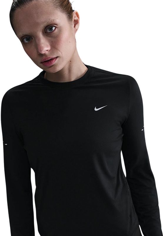 Nike - Swift UV Dri-Fit - Sportsweater - Zwart - Dames - Ademend Materiaal